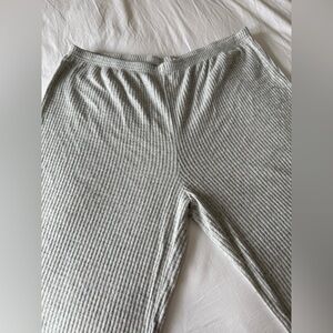 Abound Women’s Light Gray Ribbed Sweatpants